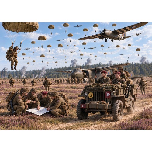 Placemat Airborn Luchtlandingen (gaat per 5x)